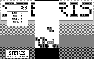 STetris atari screenshot
